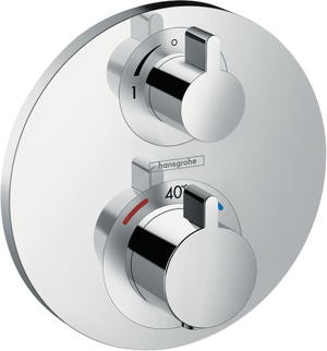 Hansgrohe Ecostat S thermostat de douche encastré chrome brillant