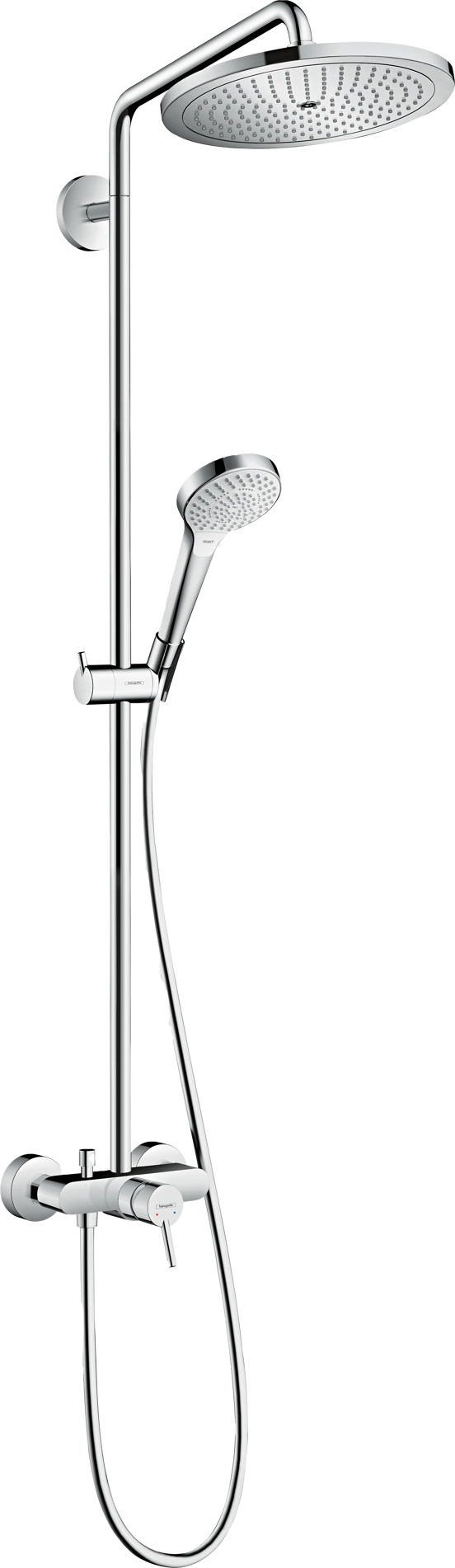 Hansgrohe Croma Select S280 mengkraan regendoucheset glanzend chroom