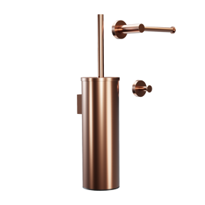 Blaufoss Harmony WC-Zubehör-Set, Brushed Rosegold