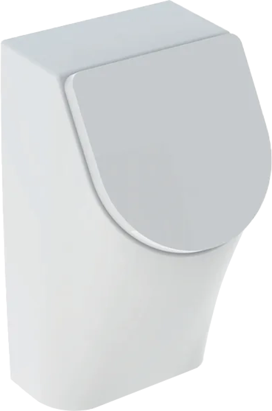 Geberit Renova Plan urinoir avec couvercle blanc brillant