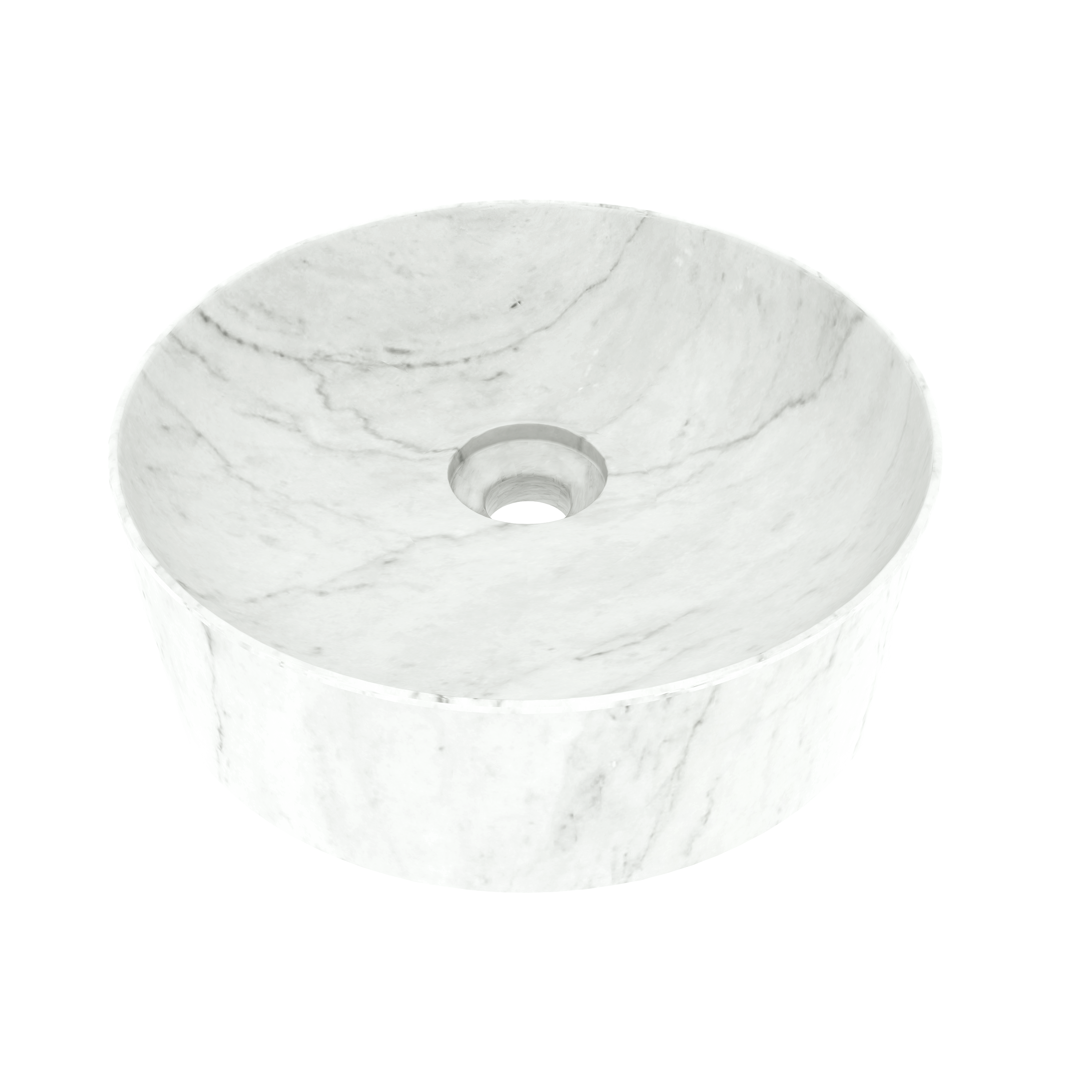 Balmani Fato waskom Carrara marmer rond Ø 37,5 cm