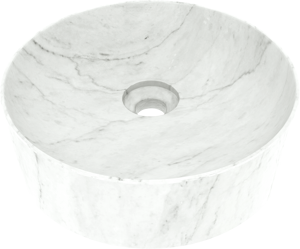 Balmani Fato waskom Carrara marmer rond Ø 37,5 cm