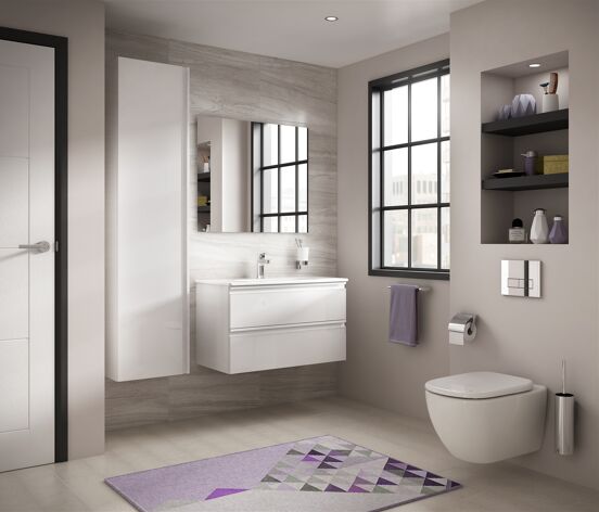Ideal Standard Tesi Hänge WC: Weiß glänzend, spülrandlos, inkl. Isoliermatte