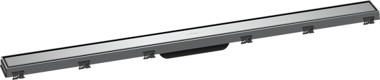 Hansgrohe RainDrain Match douchegoot afwerkset 100cm mat zwart
