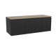 Storke Ribs badkamermeubel met Panton wastafelblad voor waskom(men)