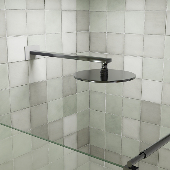Blaufoss Raindream tête de douche ronde 25 cm chrome brillant