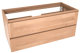 Balmani Mitra meuble sous-lavabo suspendu 120 x 55 cm teck 2 tiroirs