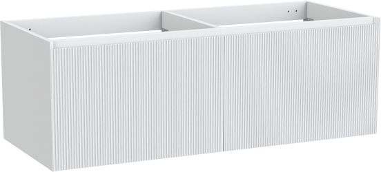 Balmani Fila zwevende wastafelonderkast 135 x 55 cm mat wit 4 lades