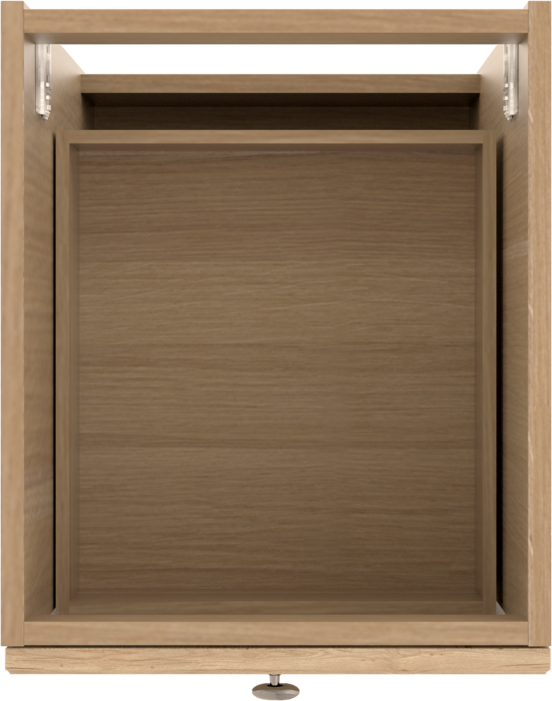 Balmani Lemon staande wastafelonderkast 45 x 55 cm verweerde eik 2 lades