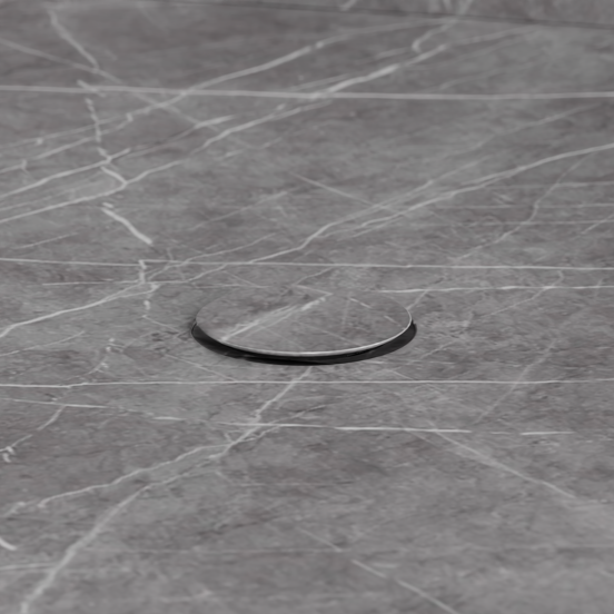 Balmani Studio Duschwanne: 120 x 90 cm, Keramik, Zaha Stone