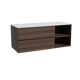 Storke Edge badkamermeubel met Tavola Tablet voor waskom(men)