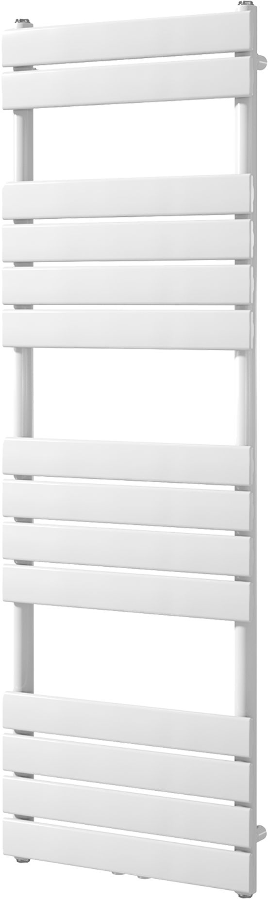 Vipera Vulcan sèche-serviettes simple 50 x 150 cm chauffage électrique blanc brillant raccordements latéral et central possibles 740W, résistance incluse