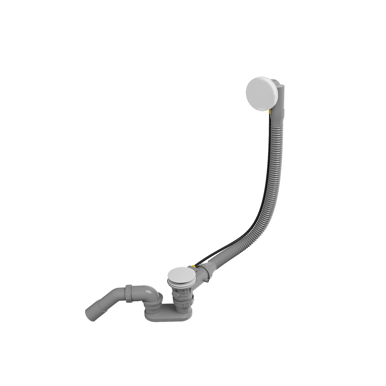 Santeg Unibath Flat siphon de baignoire avec trop-plein