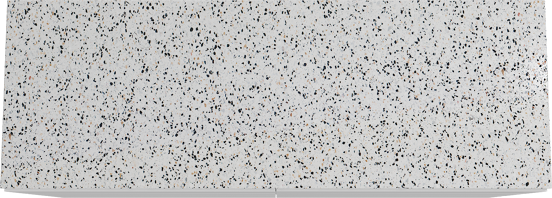 Storke Edge staand badmeubel 150 x 52 cm hoogglans wit met Tavola enkel of dubbel wastafelblad in mat wit/zwart terrazzo