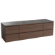 Balmani Lucida badkamermeubel met Stretto wastafelblad voor waskom(men)