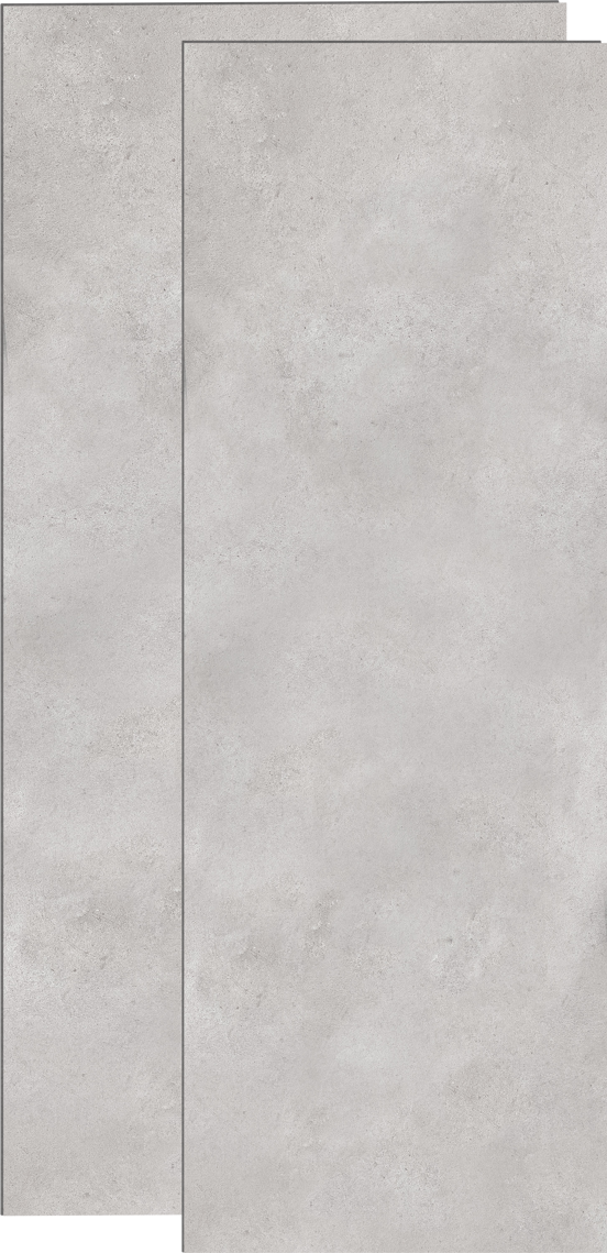 Linie Plato set douchewandpanelen 120 x 90 x 210 cm pvc lichtgrijs Clermont