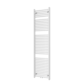 Vipera Kanza enkele handdoekradiator 50 x 180 cm centrale verwarming hoogglans wit zij- en middenaansluiting 814W