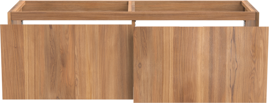 Balmani Idra zwevende wastafelonderkast 150 x 55 cm teakhout 4 lades