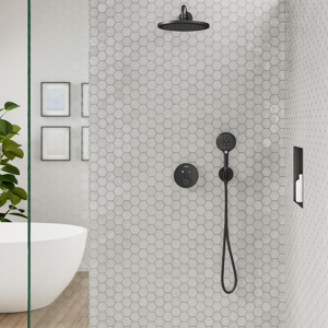 Hansgrohe FixFit Duschkopfhalterung mit Brauseschlauch-Anschluss
