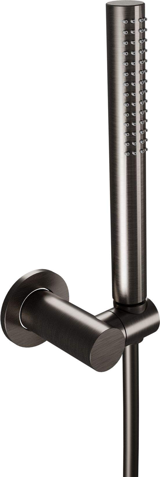 Blaufoss Round Handbrause 1 Strahlfunktion Brushed GunMetal