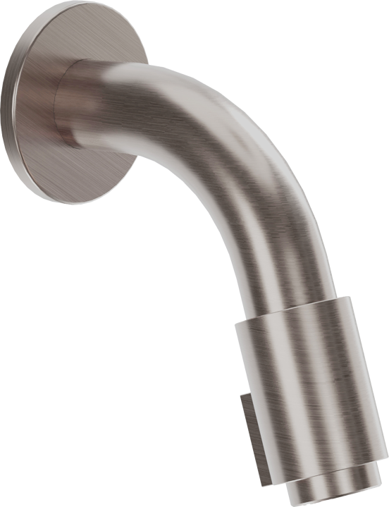 Blaufoss Ottawa Kaltwasserhahn: Wandmontage, Brushed CoolMetal