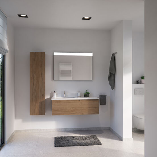 Storke Lucera miroir rectangulaire lumineux 100 x 70 cm