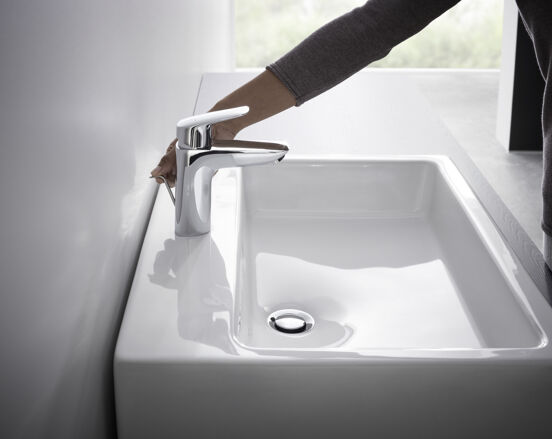 Hansgrohe Logis 100 robinet de lavabo bas chrome brillant
