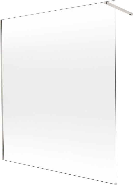Balmani Modular inloopdouche: 180 x 200 cm, Permafrost met coating, Brushed CoolMetal profielen