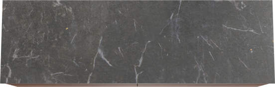 Balmani Mitra zwevend badkamermeubel 180 x 55 cm notelaar met Stretto enkel of dubbel tablet in marmer pietra grey