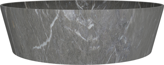 Balmani Still waskom Pietra Grey marmer rond Ø 38 cm