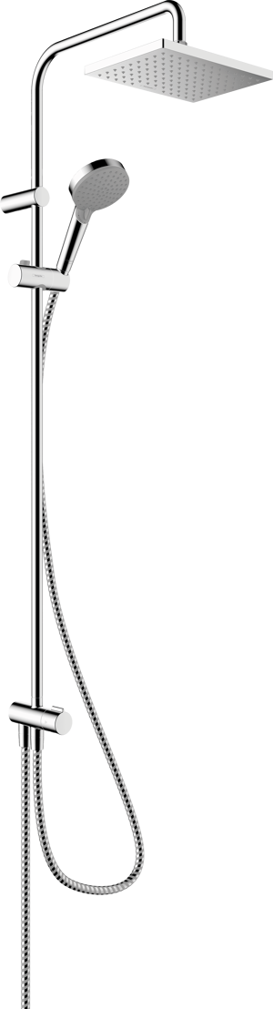 Hansgrohe Vernis Shape colonne de douche de pluie chrome brillant