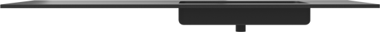 Storke Scuro asymmetrisch rechtse wastafel mat kwarts 150 x 52 cm