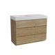 Storke Edge Badmöbel Set mit Mata High Waschtisch