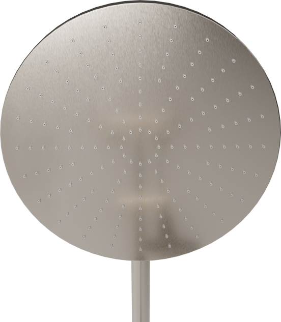 BLAUFOSS Nola 300 opbouw regendoucheset thermostatische kraan brushed CoolMetal