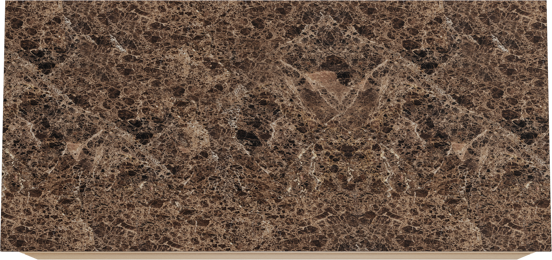 Balmani Mitra zwevend badkamermeubel 120 x 55 cm natuur eik met Stretto enkel of dubbel tablet in marmer dark emperador