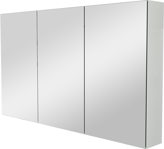 Storke Reflecta spiegelkast 130 x 75 cm glanzend wit