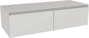 Storke Edge Modulo meuble sous-lavabo suspendu 120 x 48 cm blanc mat 2 tiroirs