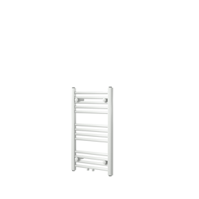 Vipera Kanza enkele handdoekradiator 40 x 70 cm centrale verwarming glanzend wit zij- en middenaansluiting 300W