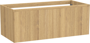 Balmani Idra zwevende wastafelonderkast 120 x 55 cm fineer naturel eiken 4 lades