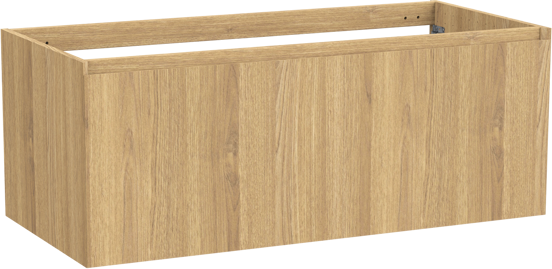 Balmani Idra meuble sous-vasque suspendu 120 x 55 cm plaqué chêne naturel 2 tiroirs
