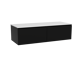 Storke Edge badkamermeubel met Tavola wastafelblad voor waskom(men)