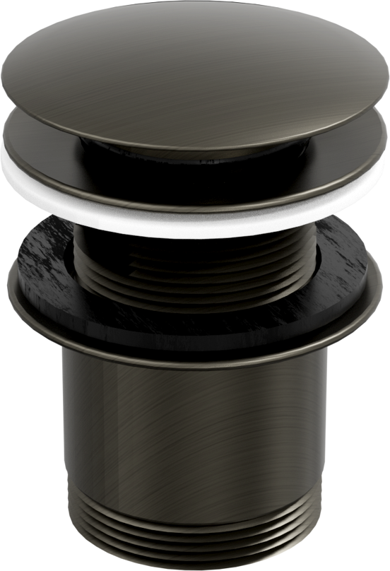 Santeg Unibath crepine bad afsluitbaar Brushed GunMetal