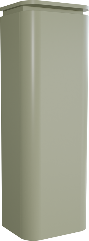 Balmani Moon Badhochschrank: Hängend, links, Salbei Grün 44 x 32 x 130 cm,