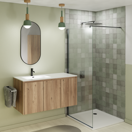 Blaufoss Raindream tête de douche ronde 40 cm chrome brillant