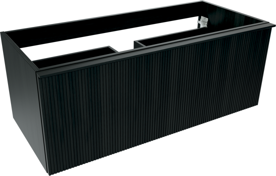 Balmani Forma meuble sous-vasque suspendu 120 x 55 cm chêne noir 2 tiroirs