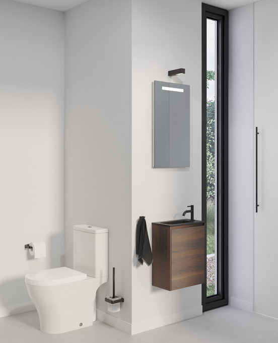 Storke Lucio miroir rectangulaire lumineux 40 x 70 cm