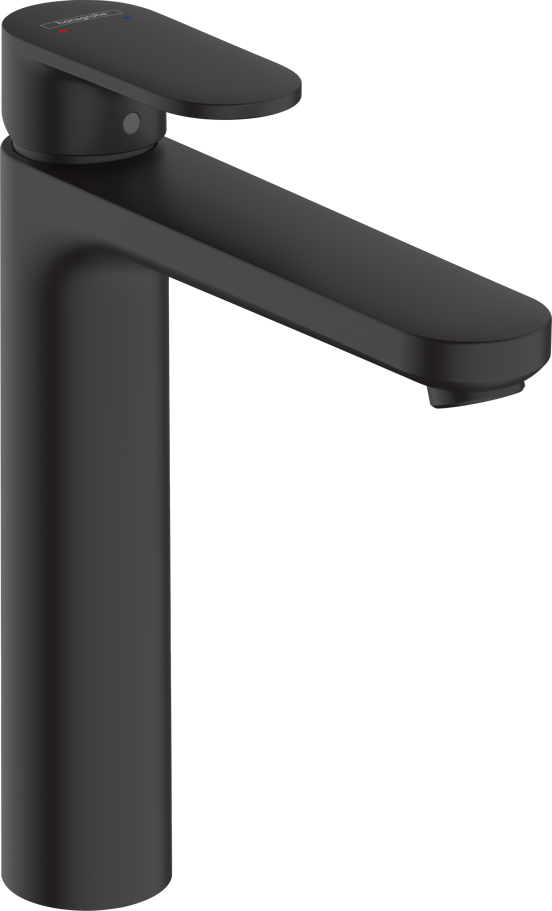Hansgrohe Vernis Blend erhöhte Waschtischarmatur Schwarz matt