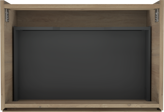 Storke Edge zwevende wastafelonderkast 75 x 52 cm ruw eiken 1 lade