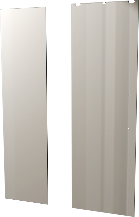 Balmani Senses Design porte coulissante gauche 120 cm x 210 cm verre Miroir Reflex, coating inclus