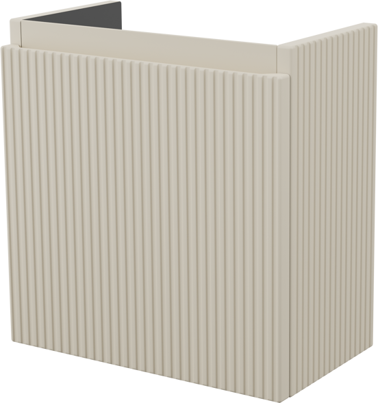 Storke Ribs meuble lave-mains suspendu 40 x 22 cm sand mat